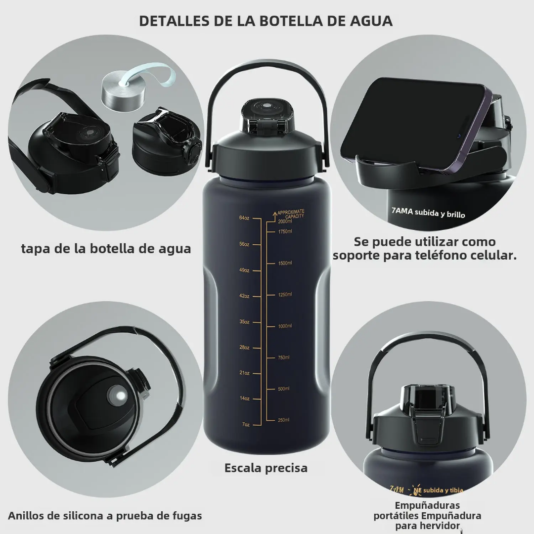Botellas de plástico deporte (sin bpa)
