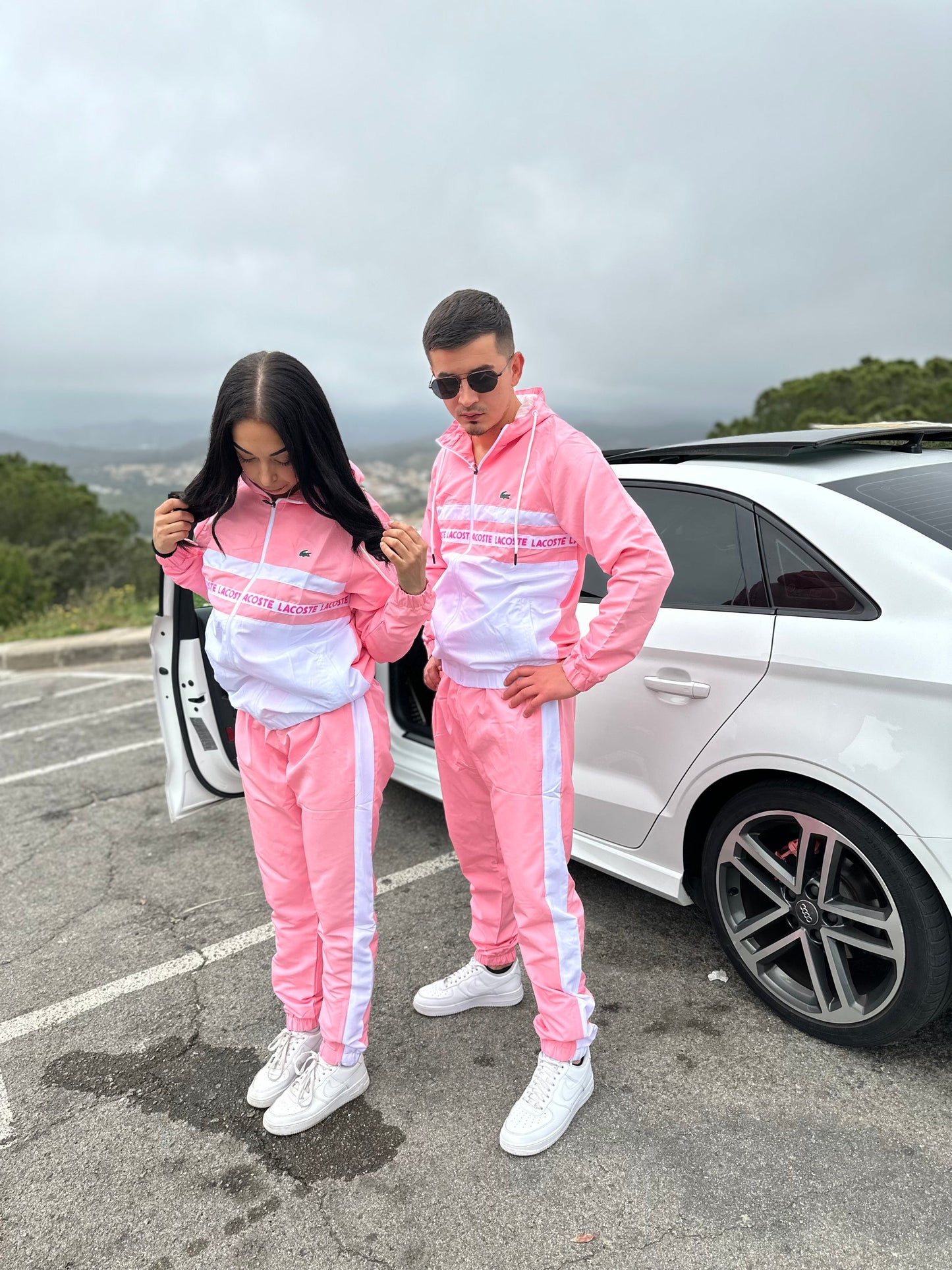 Chándal Lacoste Rosa