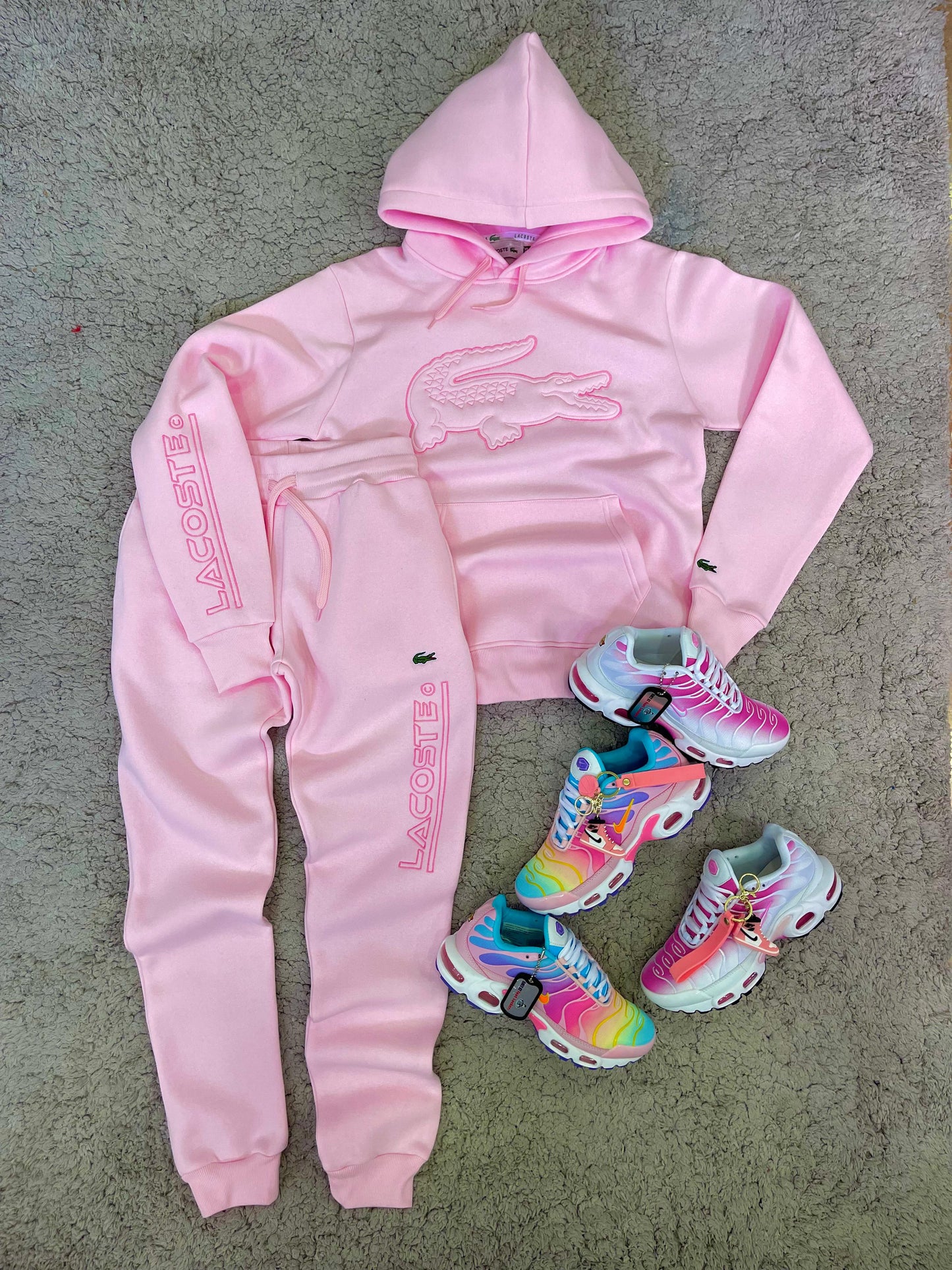 Chandals Lacoste Rosa