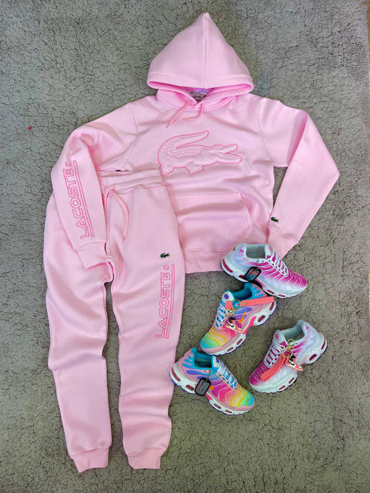 Chandals Lacoste Rosa