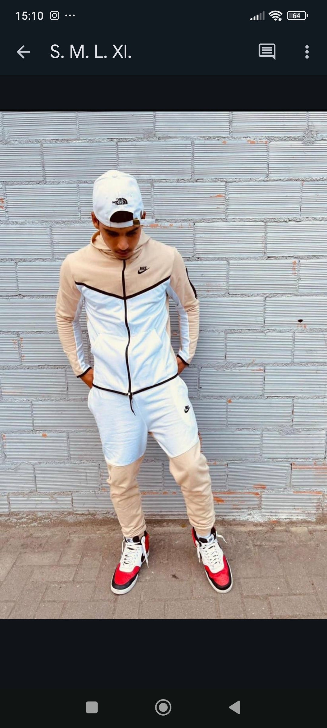 Chándal Nike Tech marrón